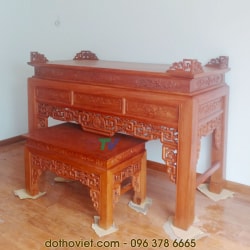 Bàn thờ 197 gỗ hương đá cao cấp