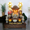 Bàn Thờ Thần Tài Thổ Địa Gỗ Sồi Kèm Bộ Đồ Thờ Sứ Cao Cấp Bàn Thờ Thần Tài Thổ Địa Gỗ Sồi Kèm Bộ Đồ Thờ Sứ Cao Cấp