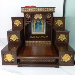 Bàn thờ thần tài thổ địa có rát vàng đẹp tại Hà Nội. Bàn thờ thần tài thổ địa có rát vàng đẹp tại Hà Nội.