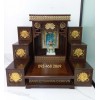 Bàn thờ thần tài thổ địa có rát vàng đẹp tại Hà Nội. 