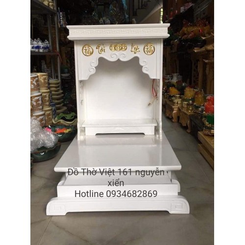 Bàn thờ thần tài thổ địa gỗ sồi cao cấp TT3 Bàn thờ thần tài thổ địa gỗ sồi cao cấp TT3