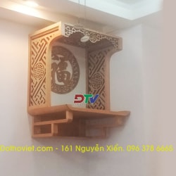 Bàn thờ treo tường chung cư mẫu TT09
