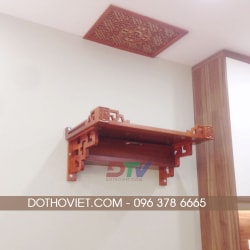 Bàn thờ treo tường gỗ hương đá TT13