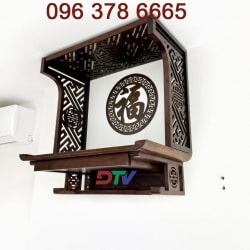 Bàn thờ chung cư treo tường có ngăn kéo