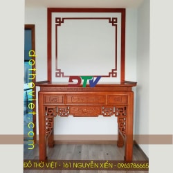 Bàn thờ gỗ gụ kích thước 153 Bàn thờ gỗ gụ kích thước 153