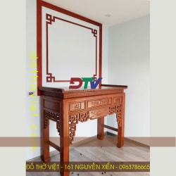 Bàn thờ gỗ gụ kích thước 153 Bàn thờ gỗ gụ kích thước 153