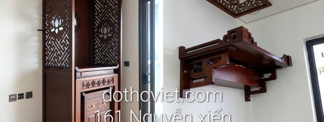 Chung cư nên dùng bàn thờ treo hay bàn thờ đứng?