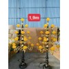 Đèn thờ cúng thân đèn giả cổ 13 bông sen lưu ly