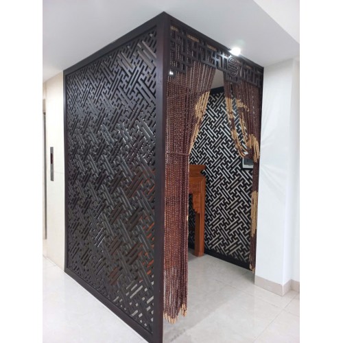 Bàn thờ kích thước 153 chất liệu gỗ gõ cho nhà mới