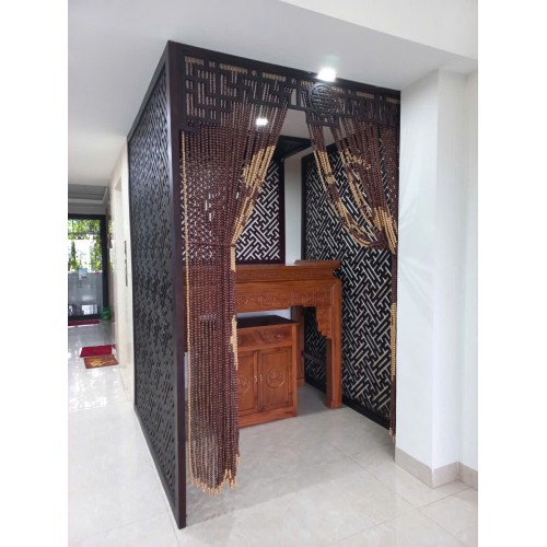 Bàn thờ kích thước 153 chất liệu gỗ gõ cho nhà mới