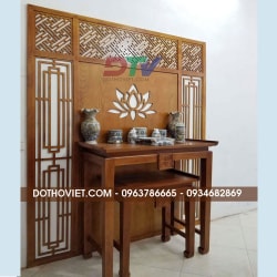 Vách Ốp Tường Phía Sau Bàn Thờ VN11
