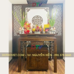 Vách ốp trang trí phòng thờ VN29